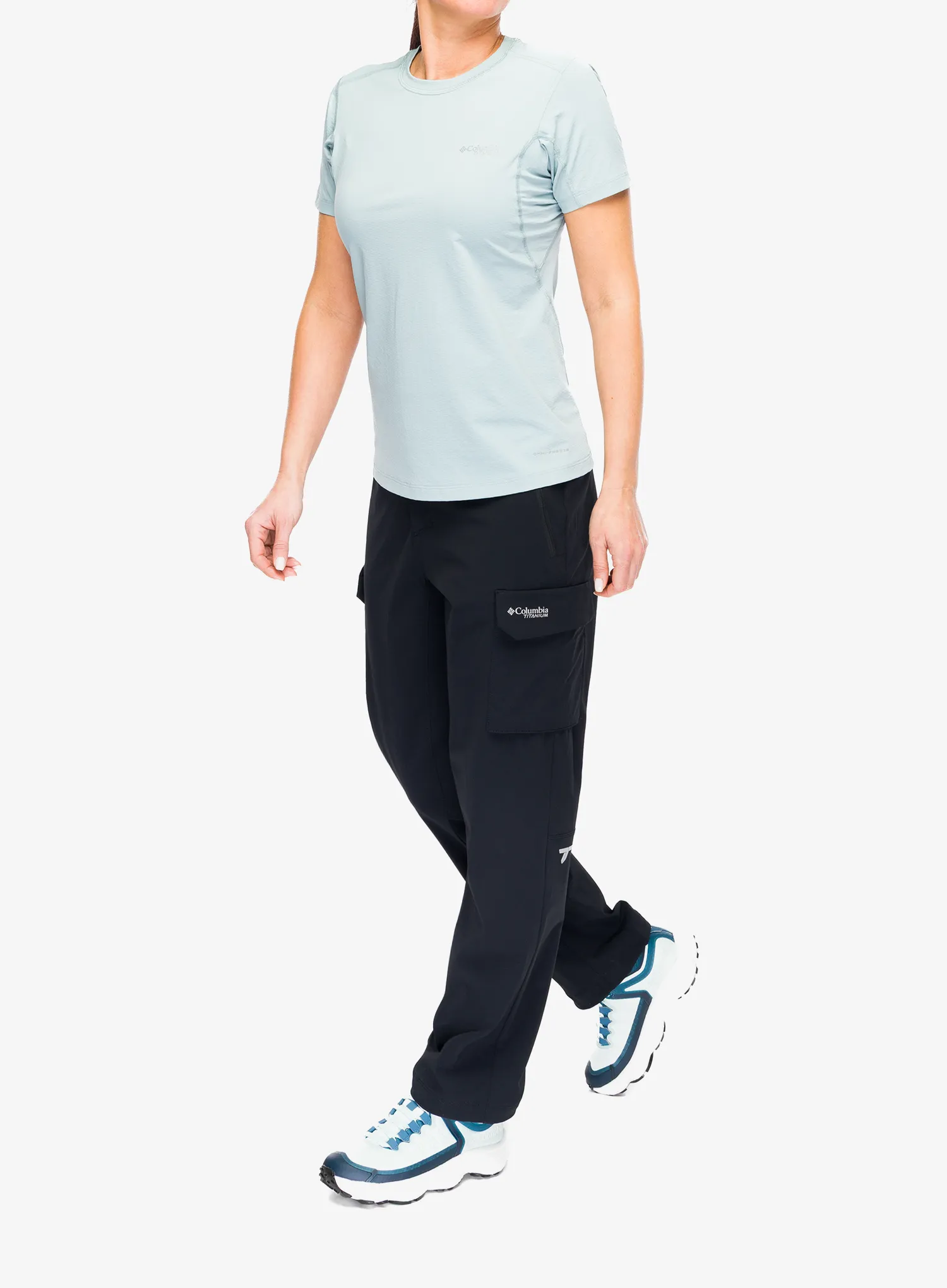 Ženska športna majica Columbia Diamond Peak Pro Short Sleeve - crushed blue