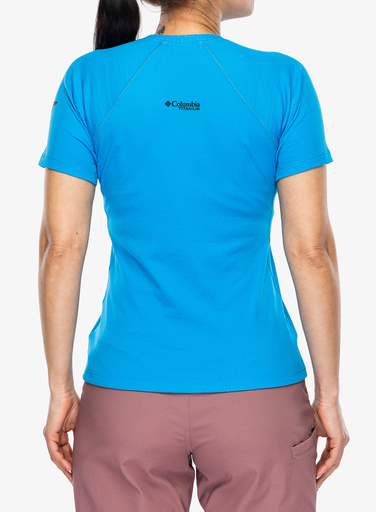 Ženska športna majica Columbia DriVenture Short Sleeve - compass blue