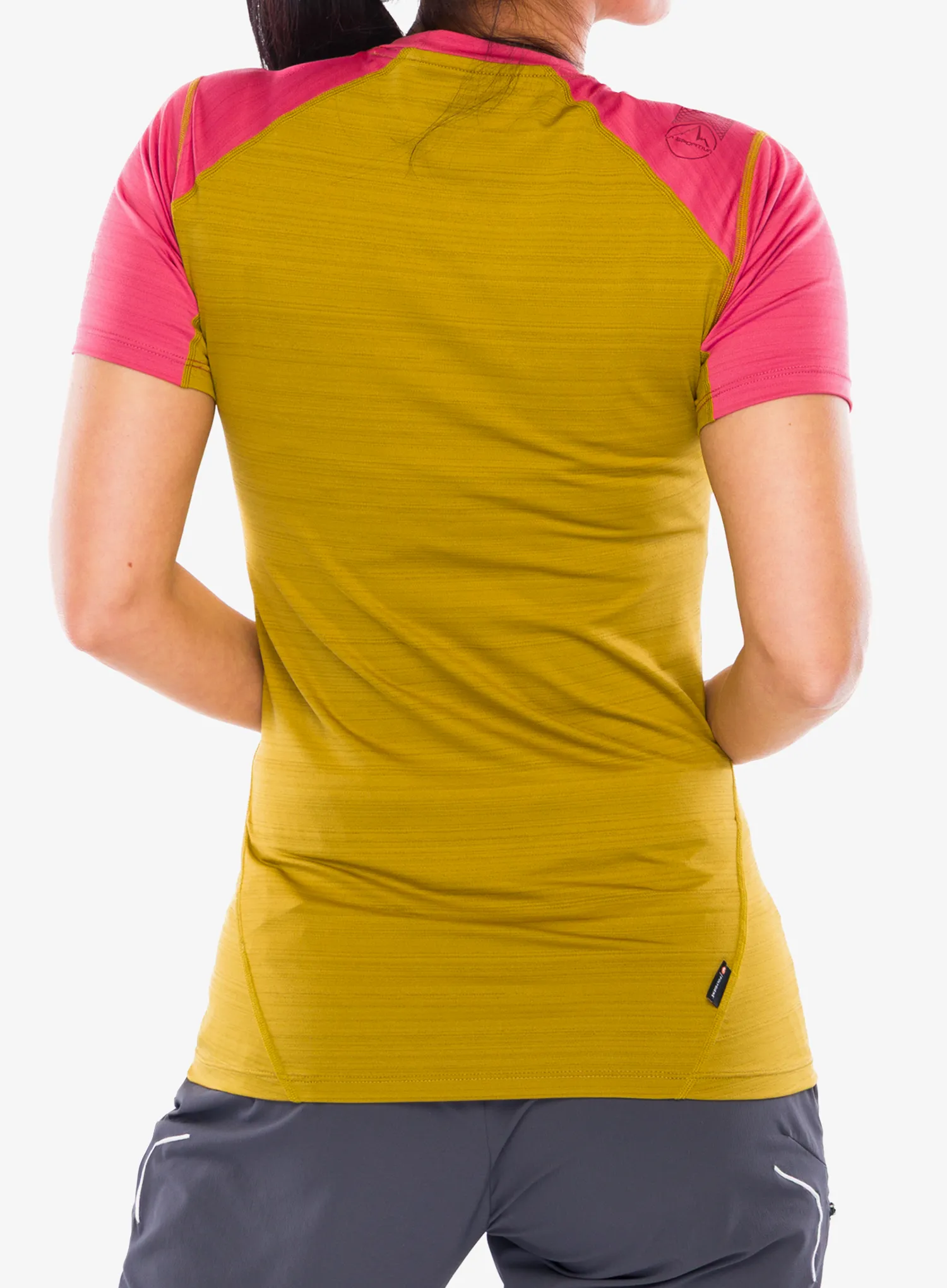 Ženska športna majica La Sportiva Sunfire T-Shirt - savana/rosebay