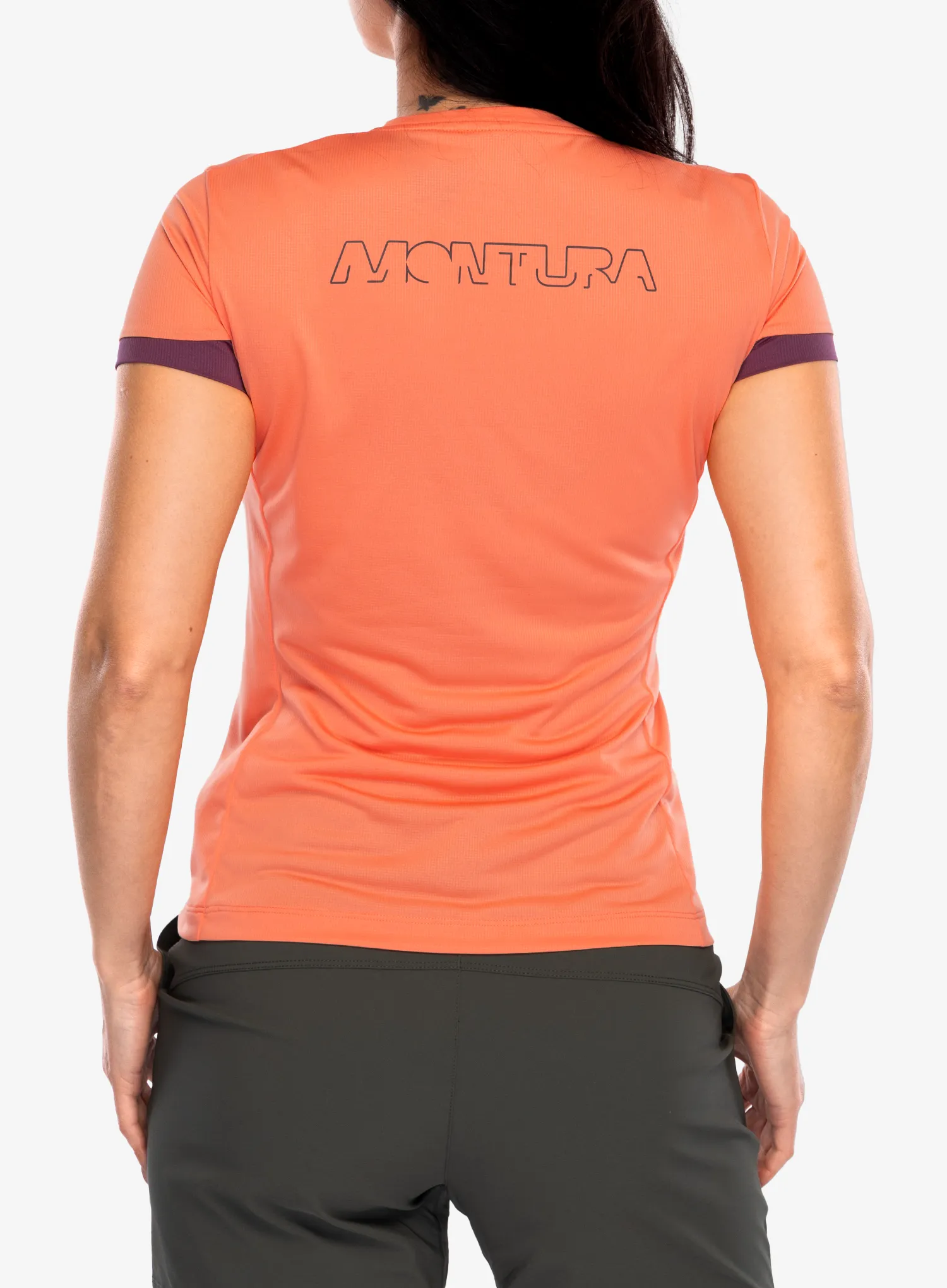 Ženska športna majica Montura Join T-Shirt - melon/wine red