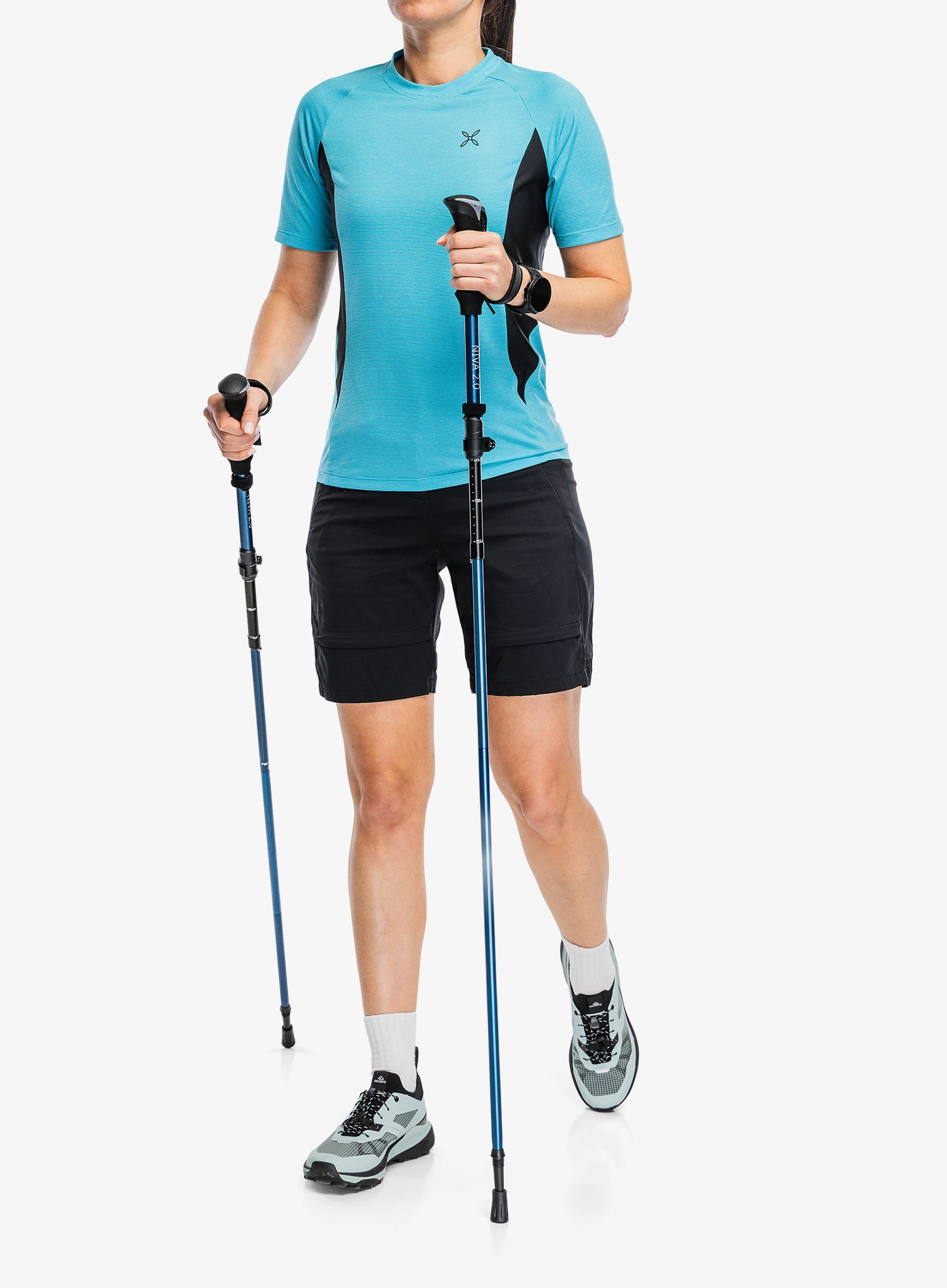 Ženska športna majica Montura Rise T-Shirt - turquoise