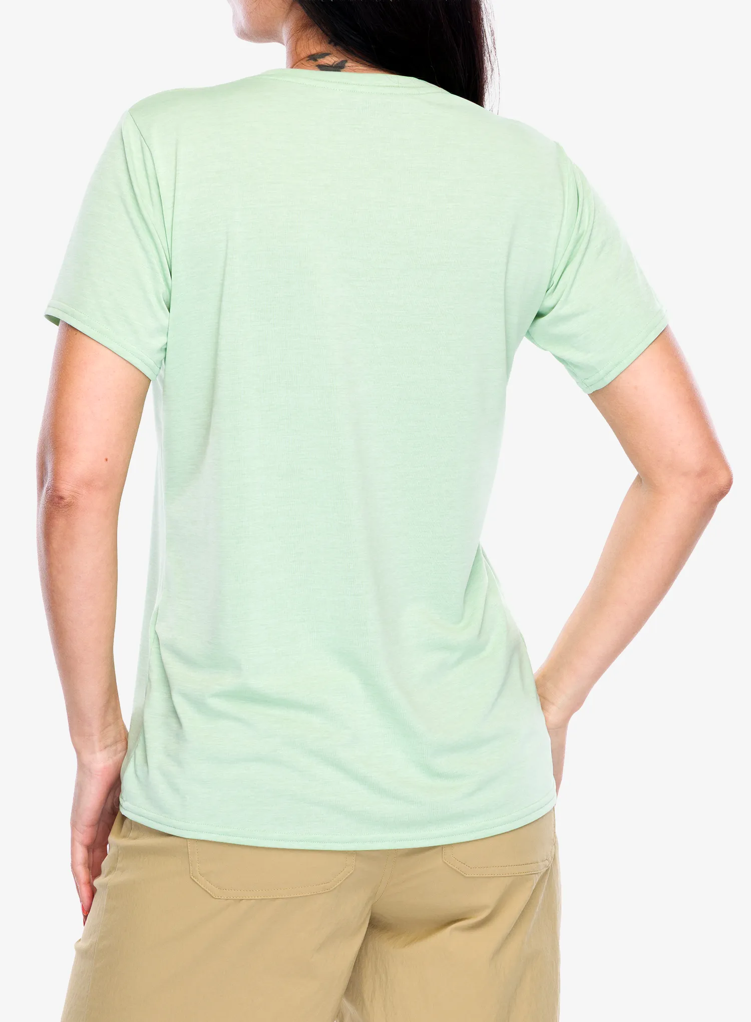 Ženska športna majica Patagonia Capilene Cool Daily Shirt - rinsed green/dark rinsed gre