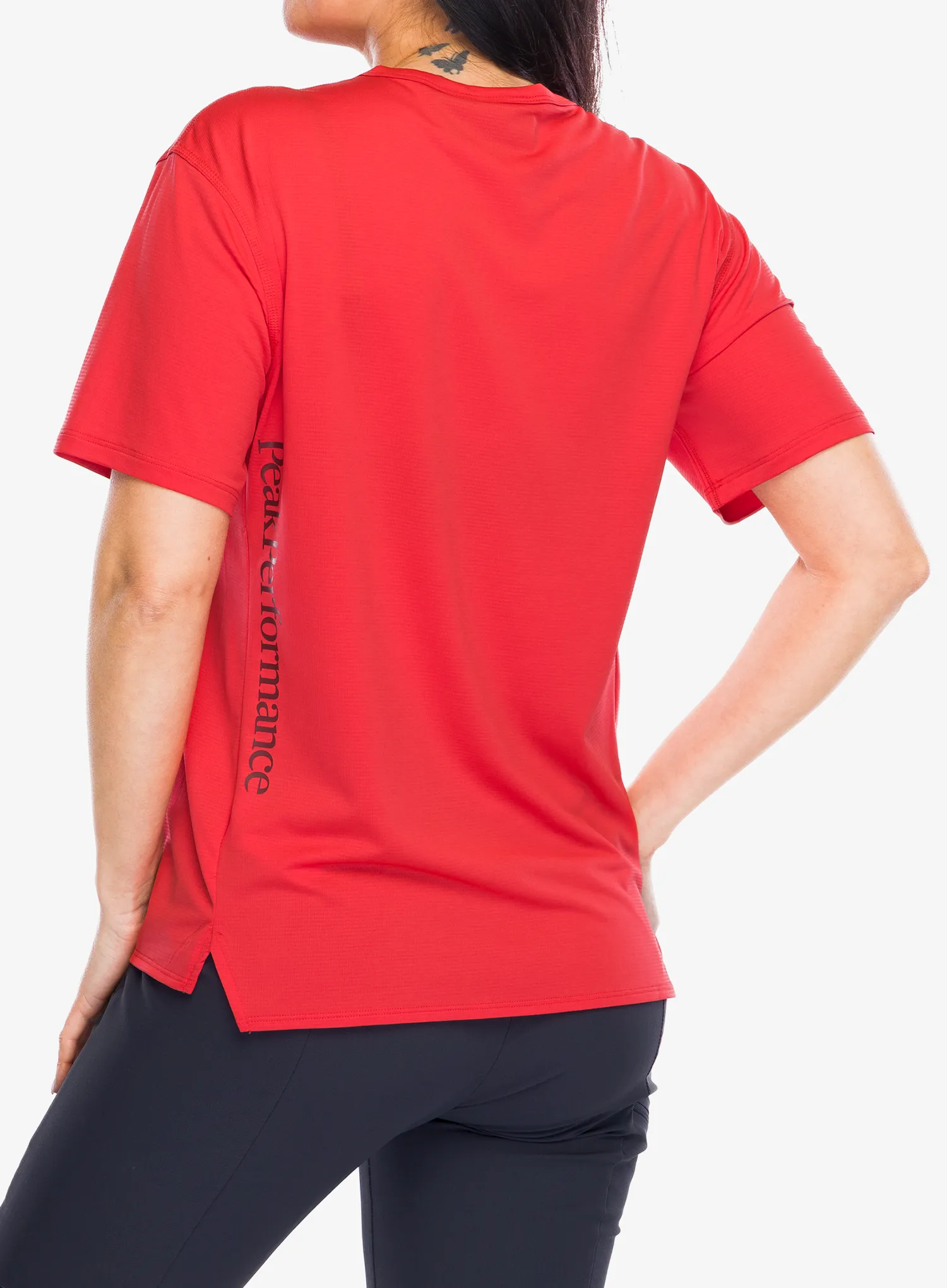 Ženska športna majica Peak Performance Trail SS - brilliant red