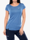 Ženska športna majica Salewa Puez Melange Dry S/S Tee - morning blue melange