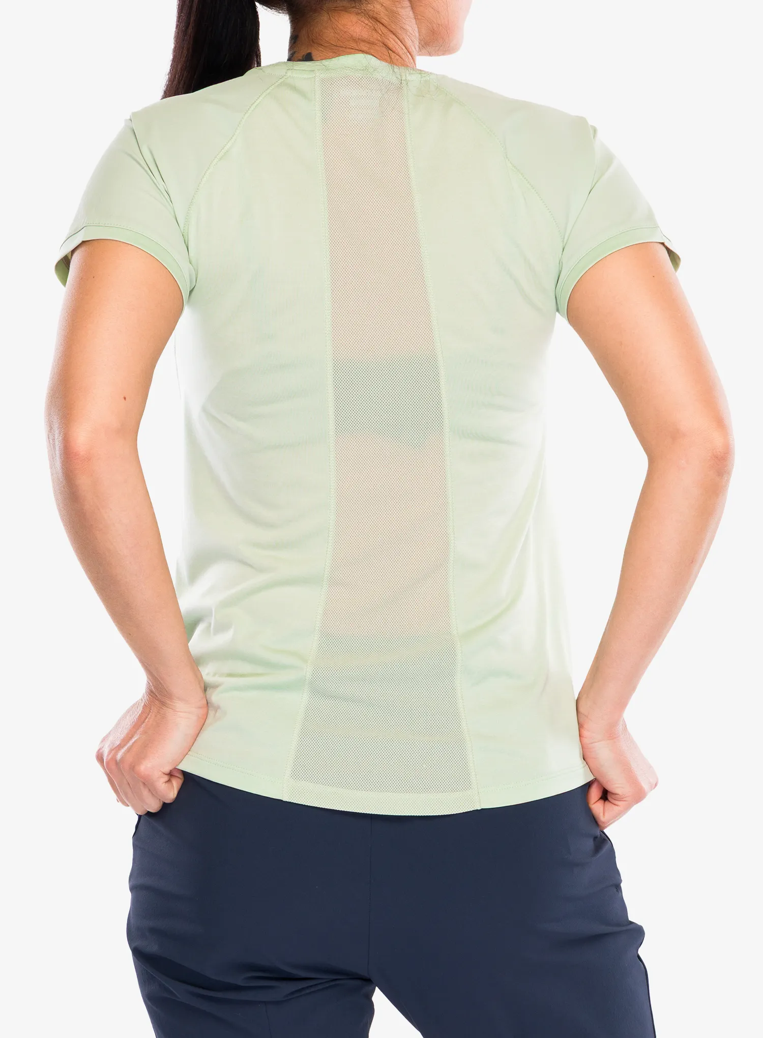 Ženska športna majica Salomon Outline S/S Tee  - sea foam
