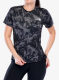 Ženska športna majica The North Face Flex S/S Tee Reg Aop - tnf black waterfall prizm