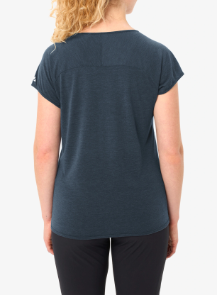 Ženska športna majica Vaude Tekoa T-Shirt II - dark sea/white
