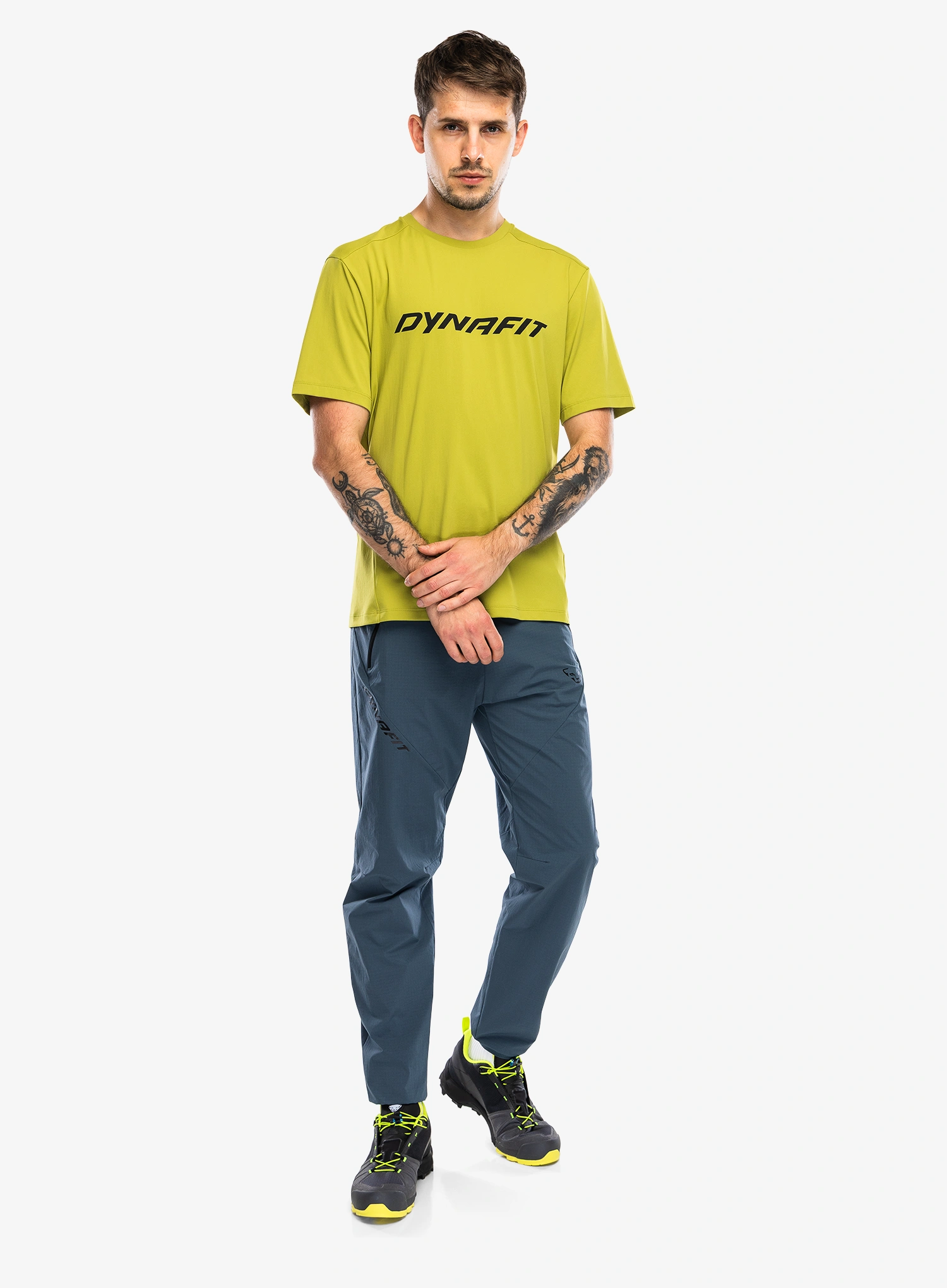 Športna majica Dynafit Traverse T-Shirt - golden lime