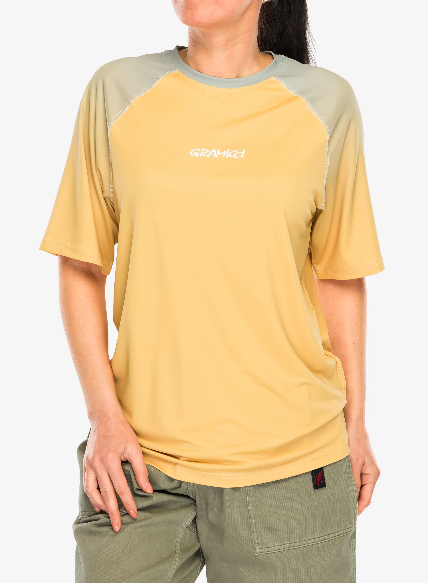 Športna majica Gramicci Upf-Shield Short Sleeve Top - sunlit