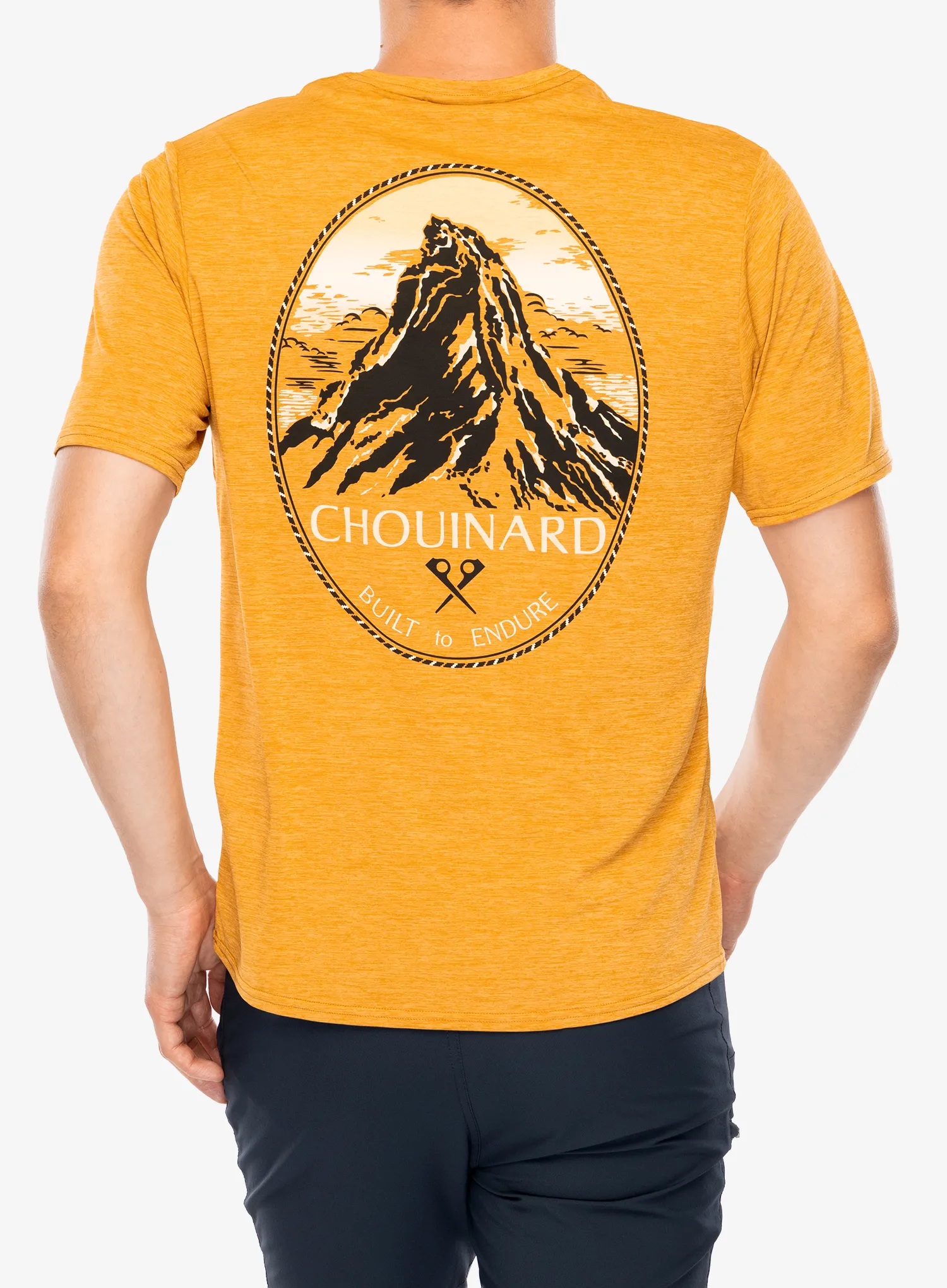 Športna majica Patagonia Cap Cool Daily Graphic Shirt Lands - chouinard crest/talon gold
