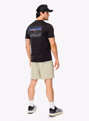 Športna majica Patagonia Cap Cool Daily Shirt 73 Skyline - black