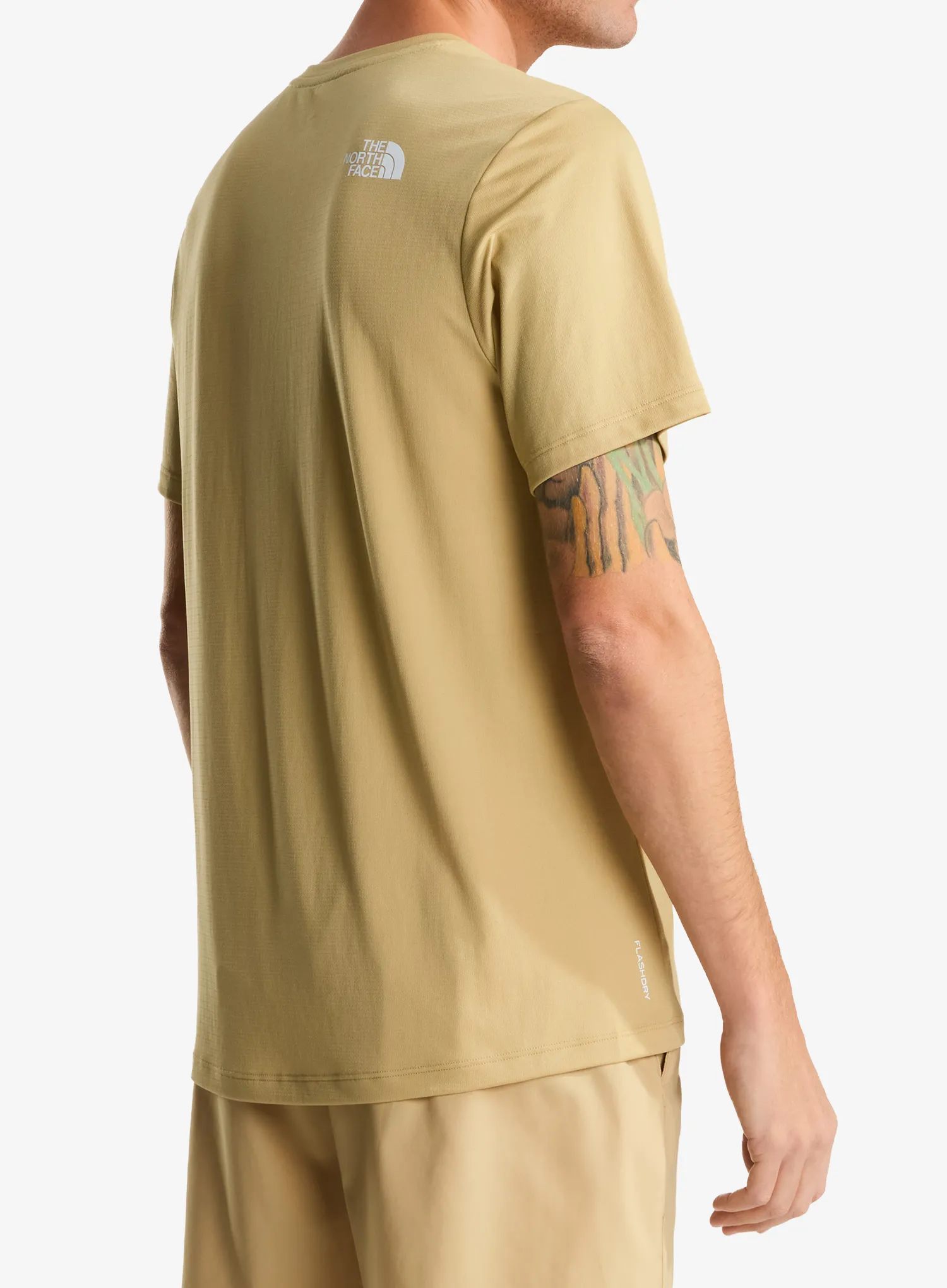 Športna majica The North Face 24/7 S/S Tee Reg - khaki stone