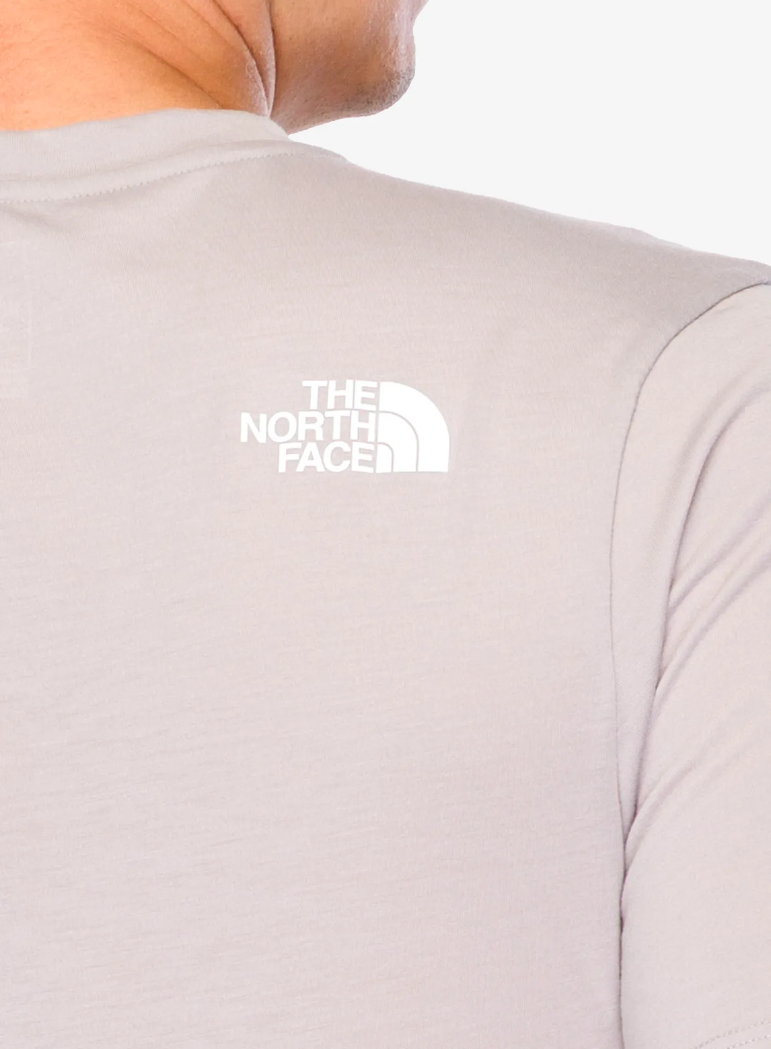 Športna majica The North Face Mountain Foundation Coordinates Tee - moonstone grey