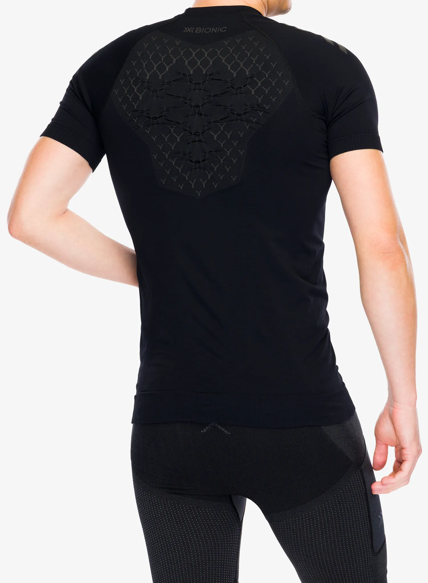 Športna majica X-Bionic Twyce Run Shirt S/S - black/charcoal