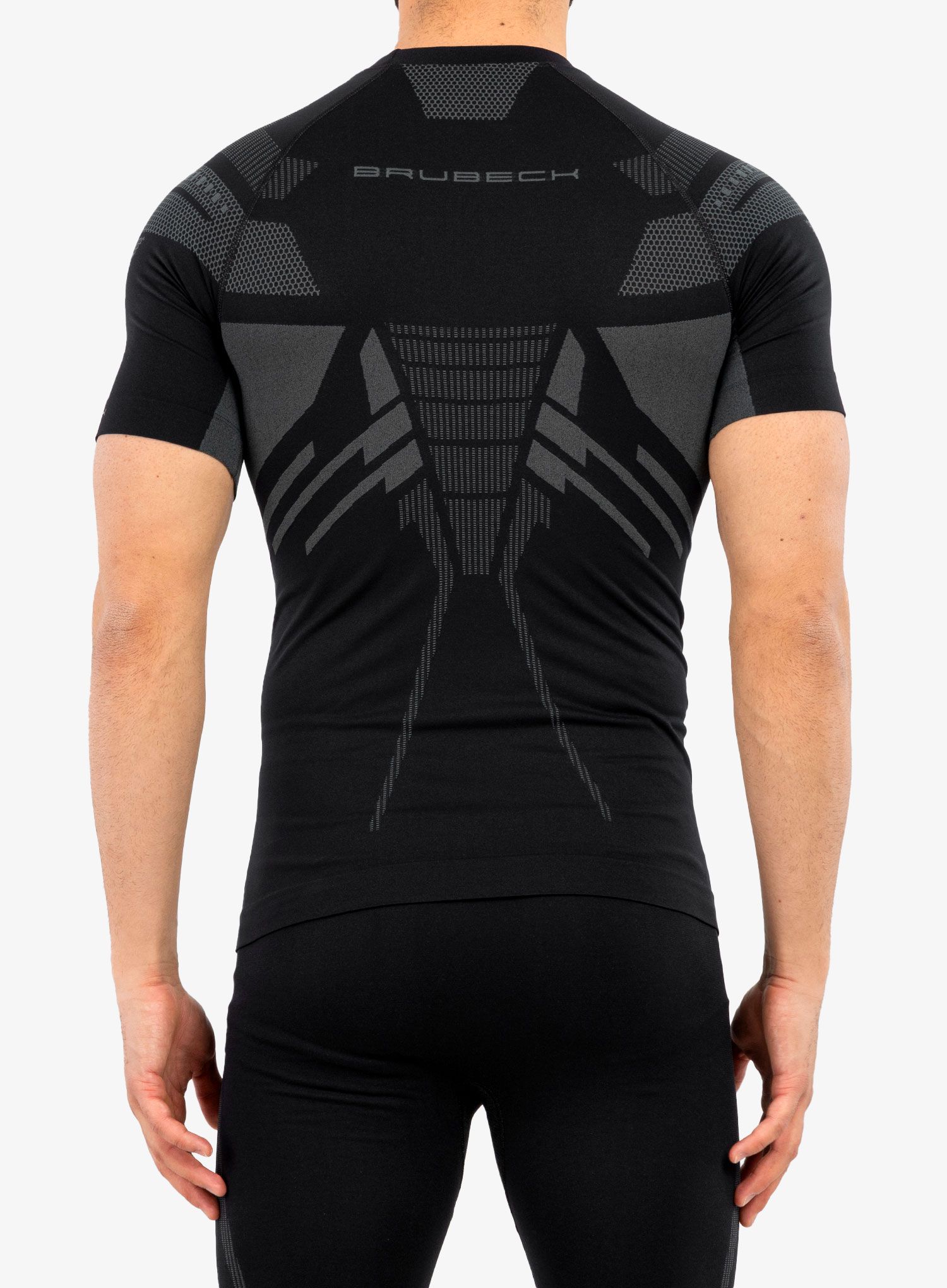 Termo majica Brubeck Dry T-shirt - black/graphite