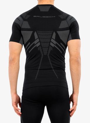 Termo majica Brubeck Dry T-shirt - black/graphite
