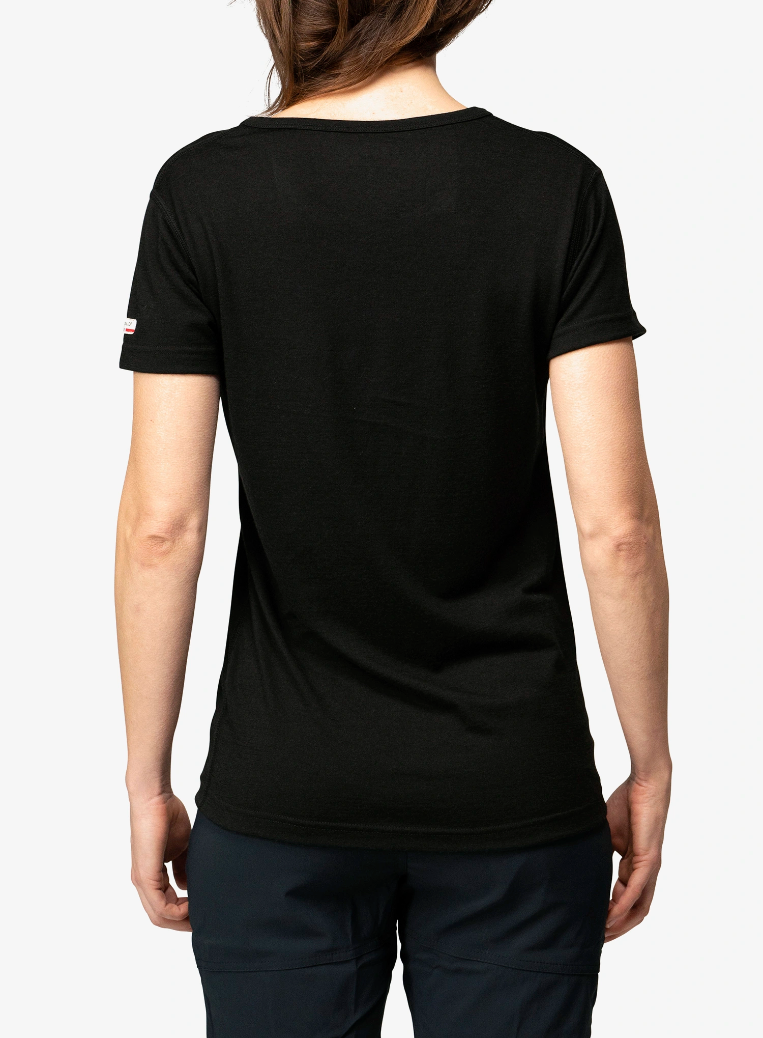 Ženska termo majica Devold Breeze Plus Merino 200 T-Shirt - black