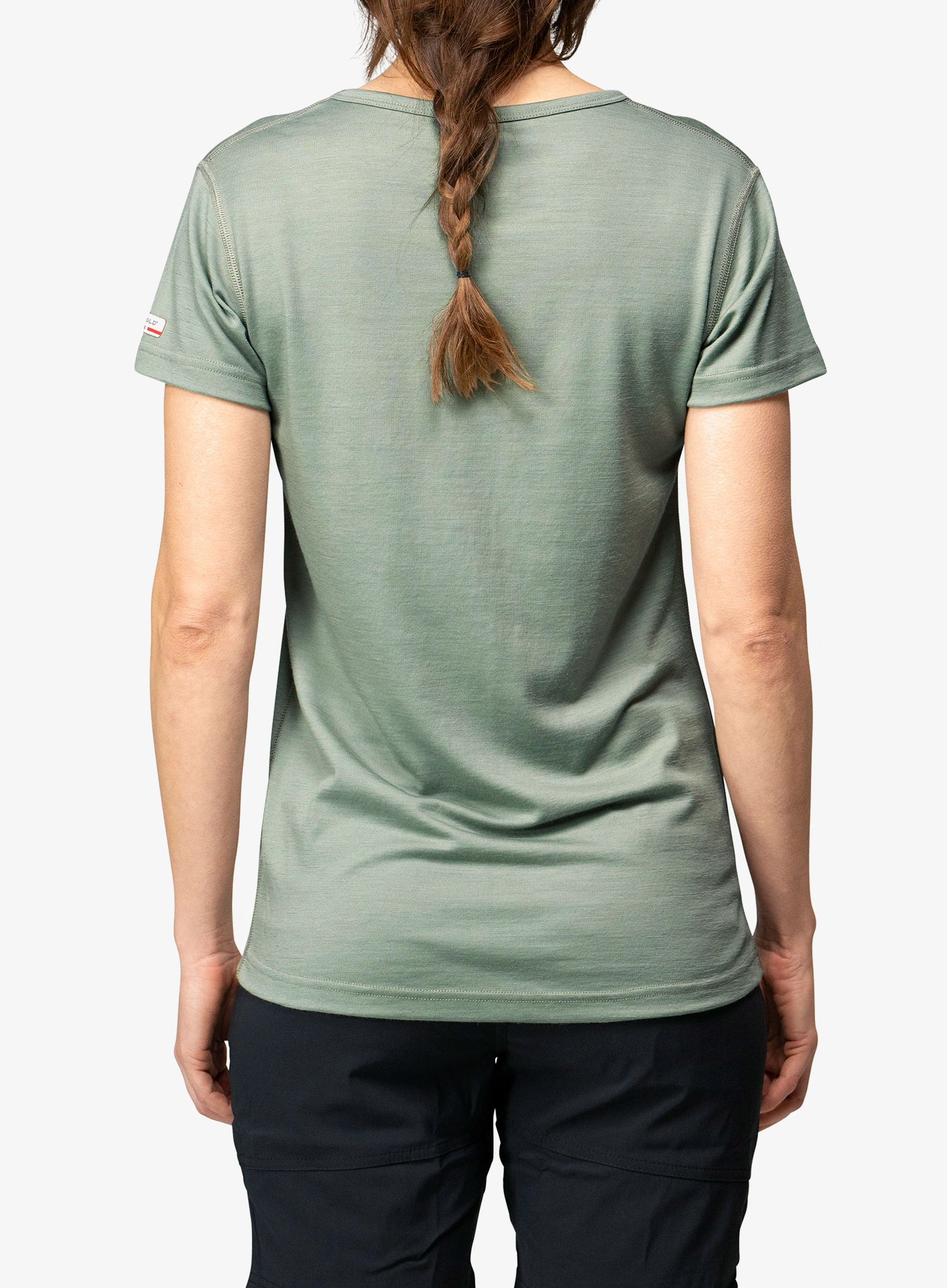 Ženska termo majica Devold Breeze Plus Merino 200 T-Shirt - fog