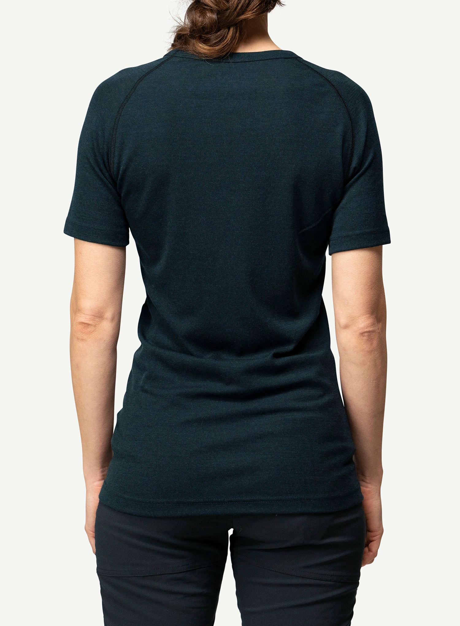 Ženska termo majica Devold Lauparen Merino 190 Base Tee - ink