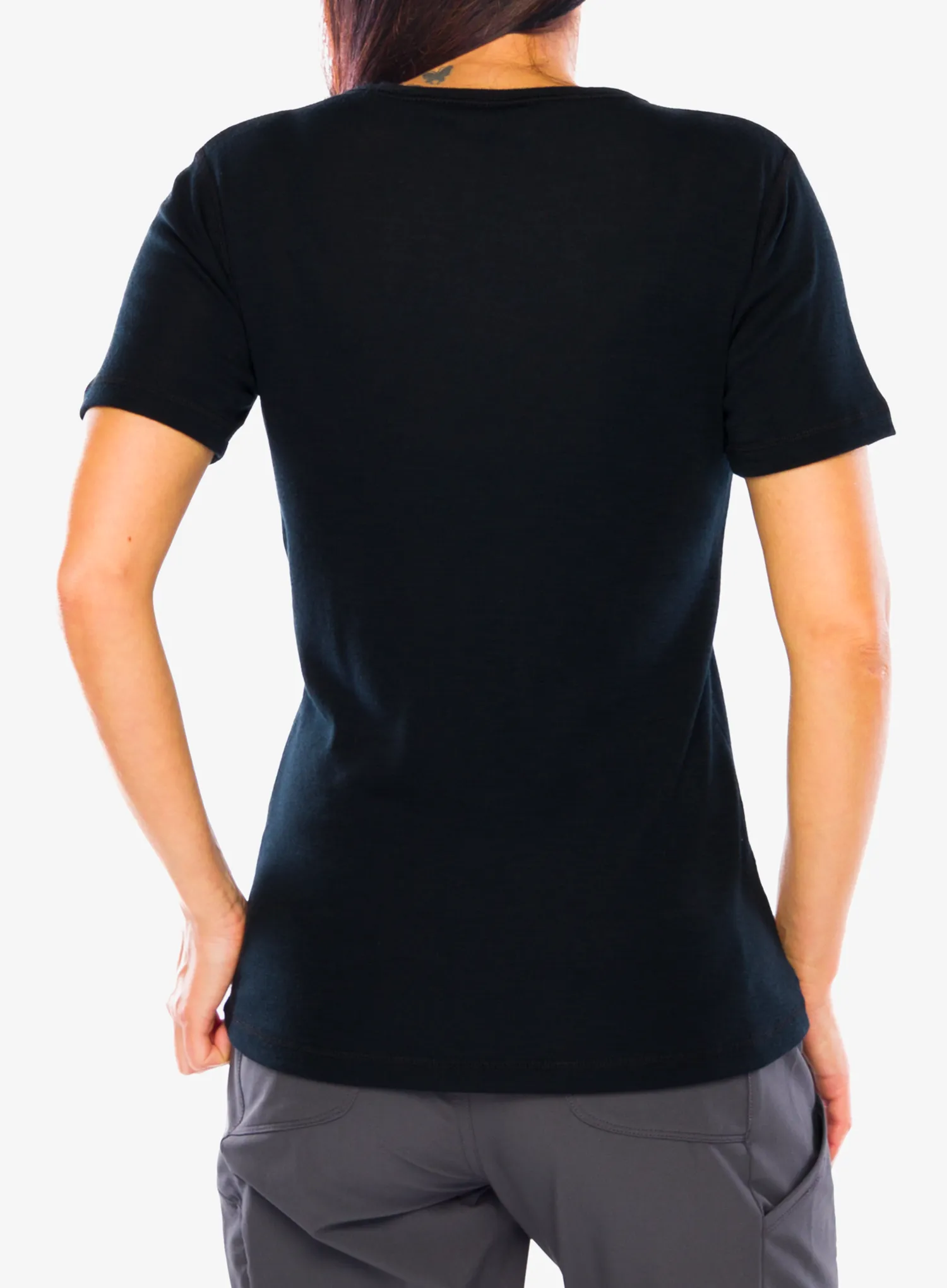 Ženska termo majica Dovre 100% Merino Wool - black