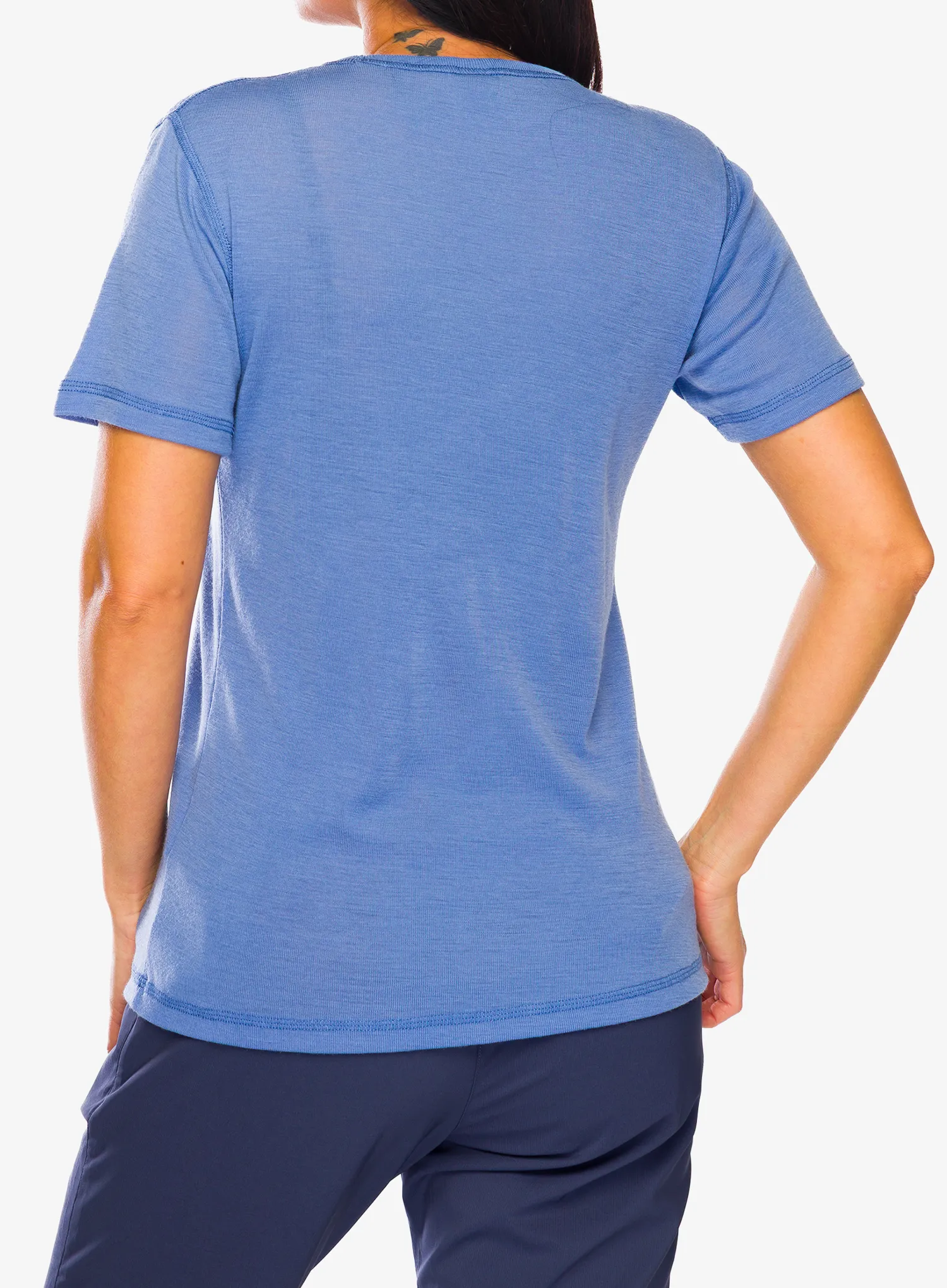 Ženska termo majica Dovre 100% Merino Wool - blue