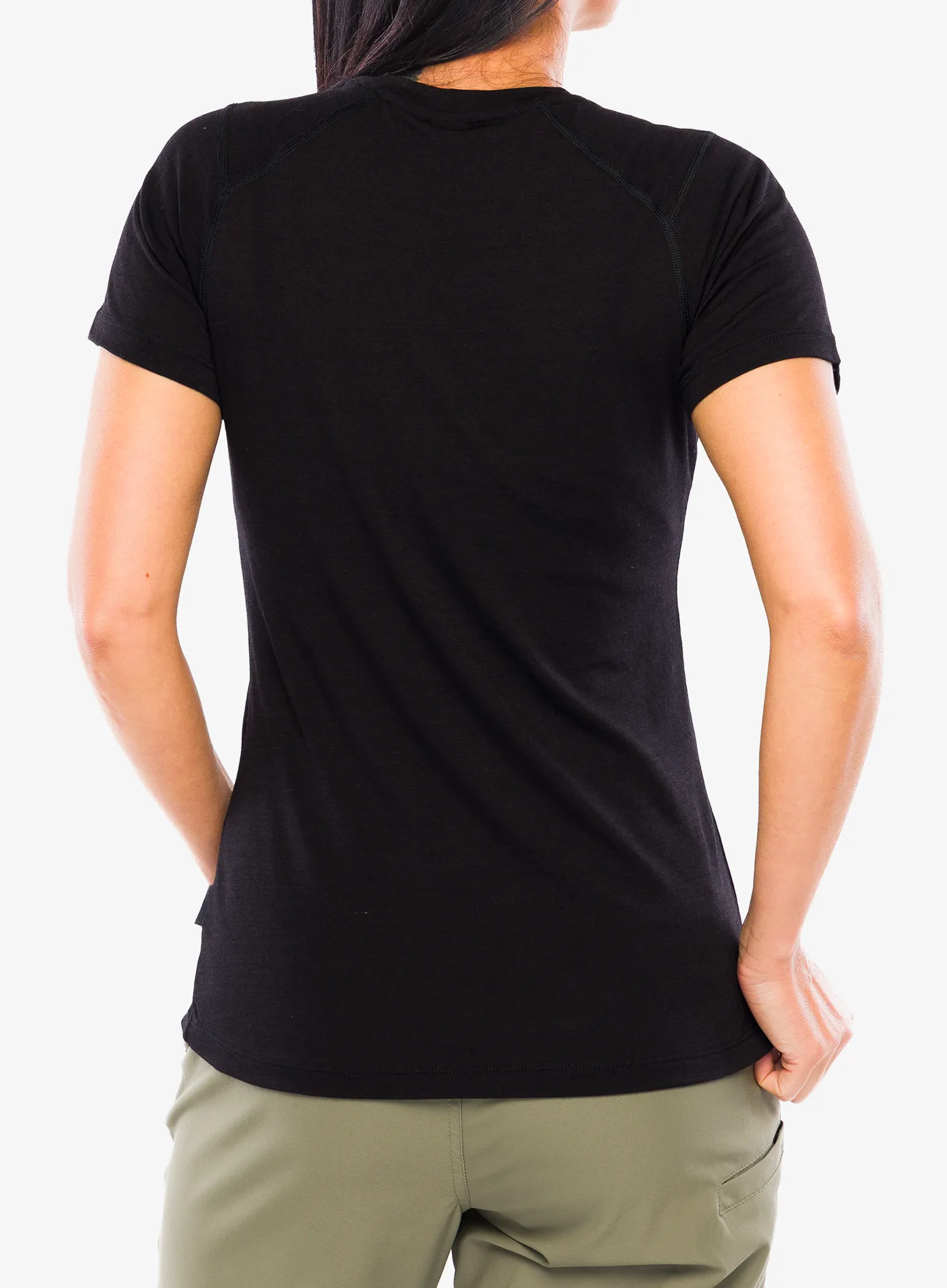 Ženska termo majica Helly Hansen Durawool T-Shirt - black