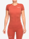 Ženska termo majica Salewa Zebru Medium Warm Amr T-Shirt - etruscan red