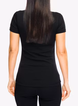 Ženska termo majica Super.natural Lux Base Tee - jet black