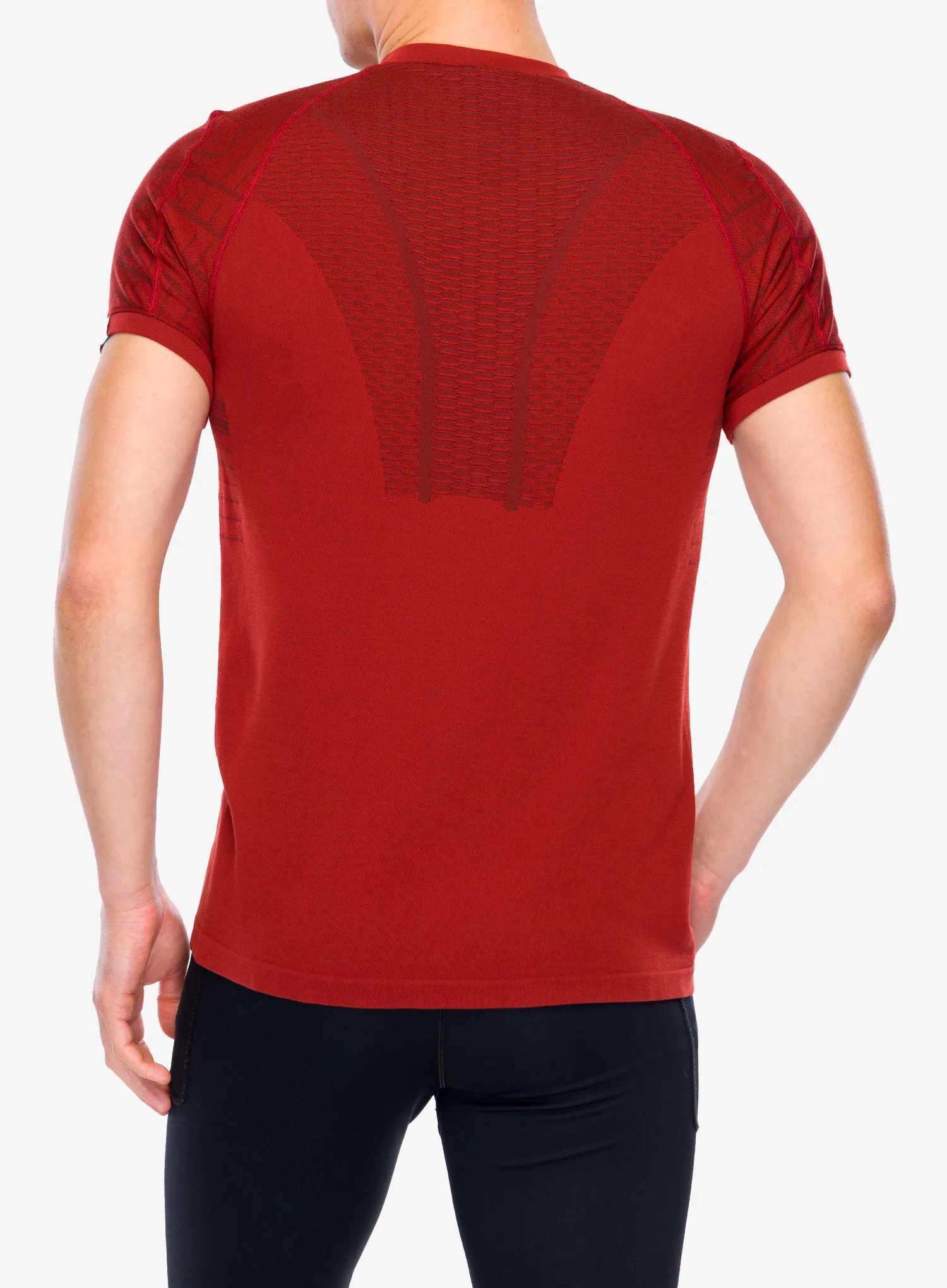 Termo majica UYN Terracross Self Layer Shirt SS Regular Fit - burn red