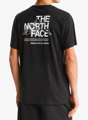 Majica The North Face Mountain Sketch Regular SS - tnf black