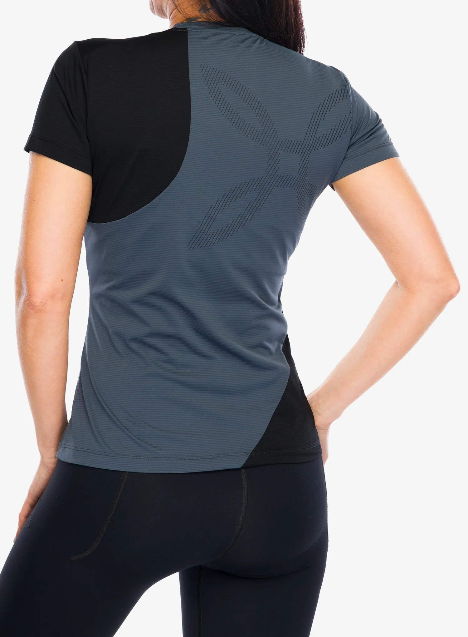 Ženska športna majica Montura Mix-Up T-Shirt - lead/black