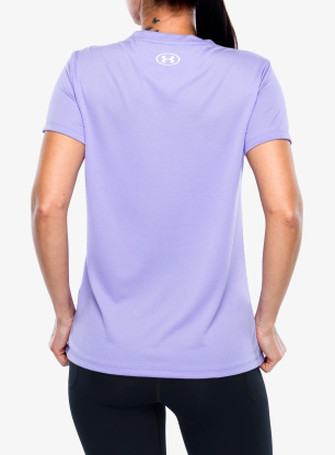 Ženska športna majica Under Armour UA Tech SSV - transparent/white