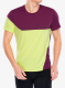 Fitness majica Montura Mix-Up T-Shirt - wine red/sunny lime