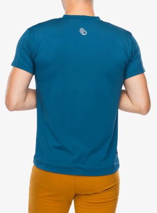Fitness majica Sensor Coolmax Tech Gps Tee SS - saphire