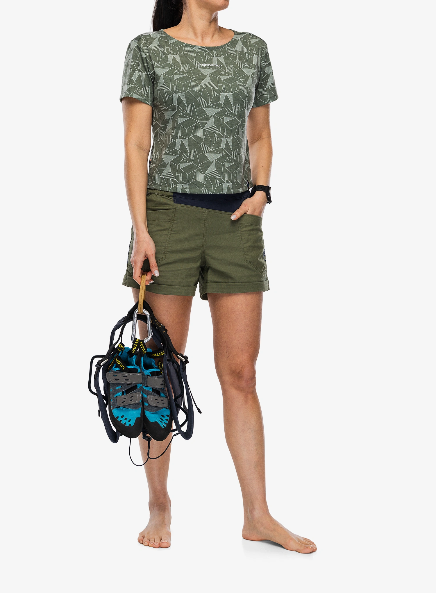 Ženska majica La Sportiva Dimension T-Shirt - cypress