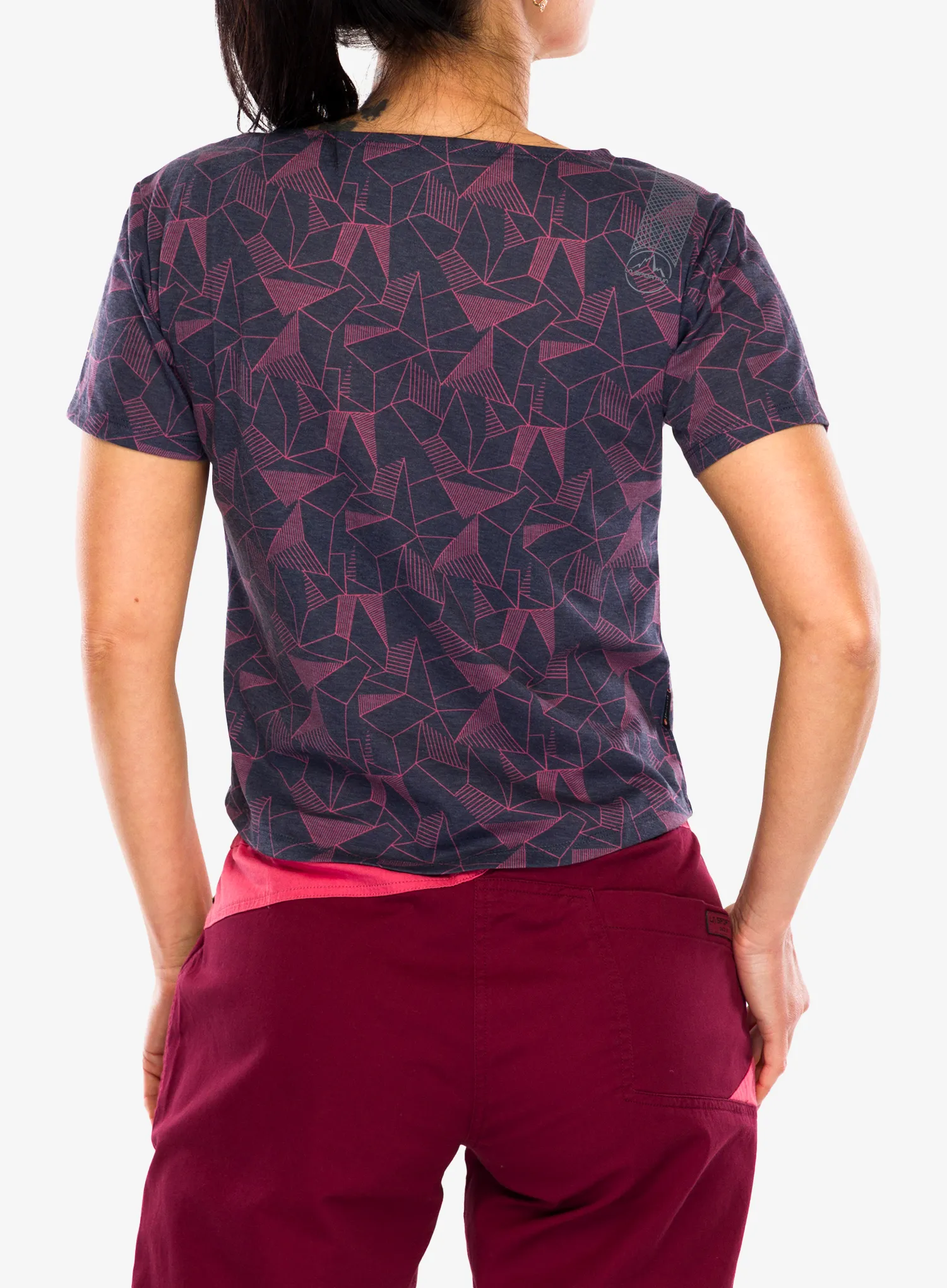 Ženska majica La Sportiva Dimension T-Shirt - night sky/rosebay