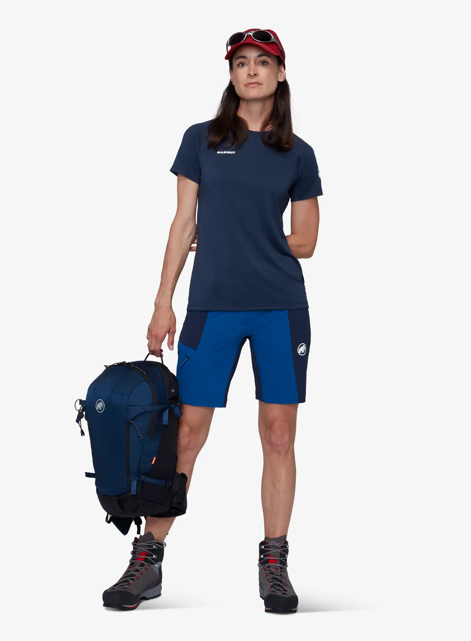Ženska majica Mammut Ducan FL T-Shirt - marine