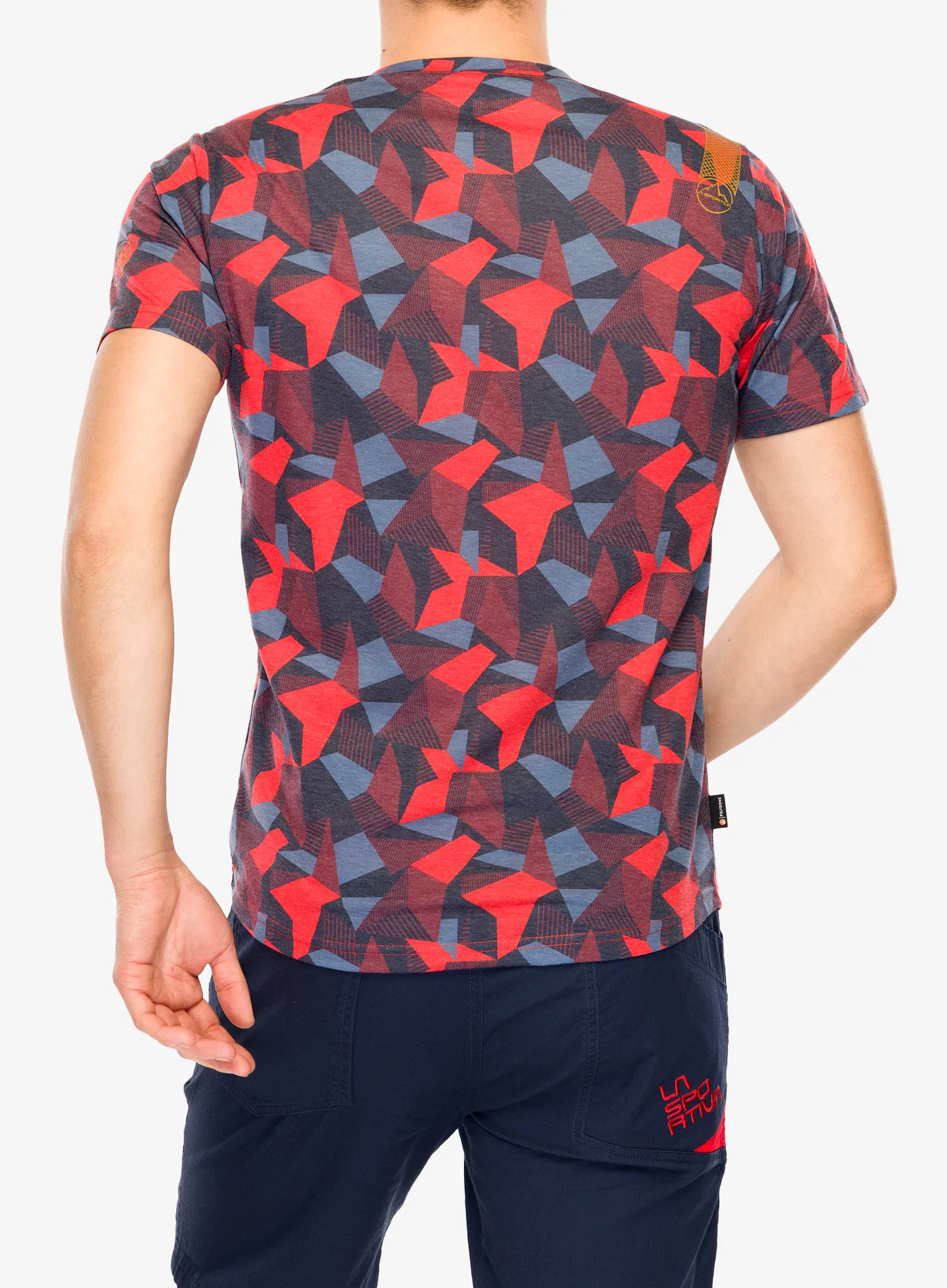 Majica La Sportiva Dimension T-Shirt - mountain red/onyx