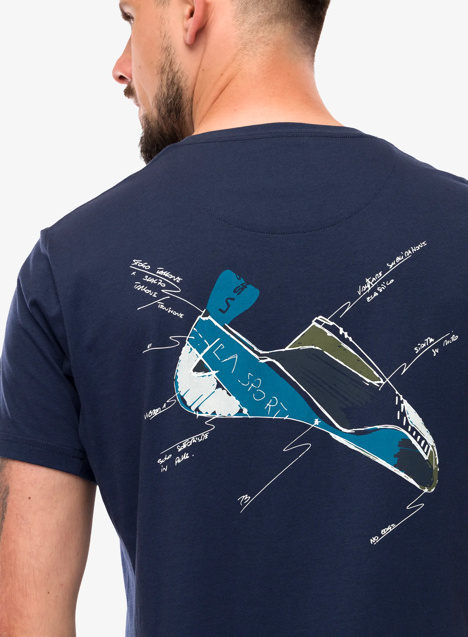 Majica La Sportiva Mantra T-Shirt - night sky/cypress
