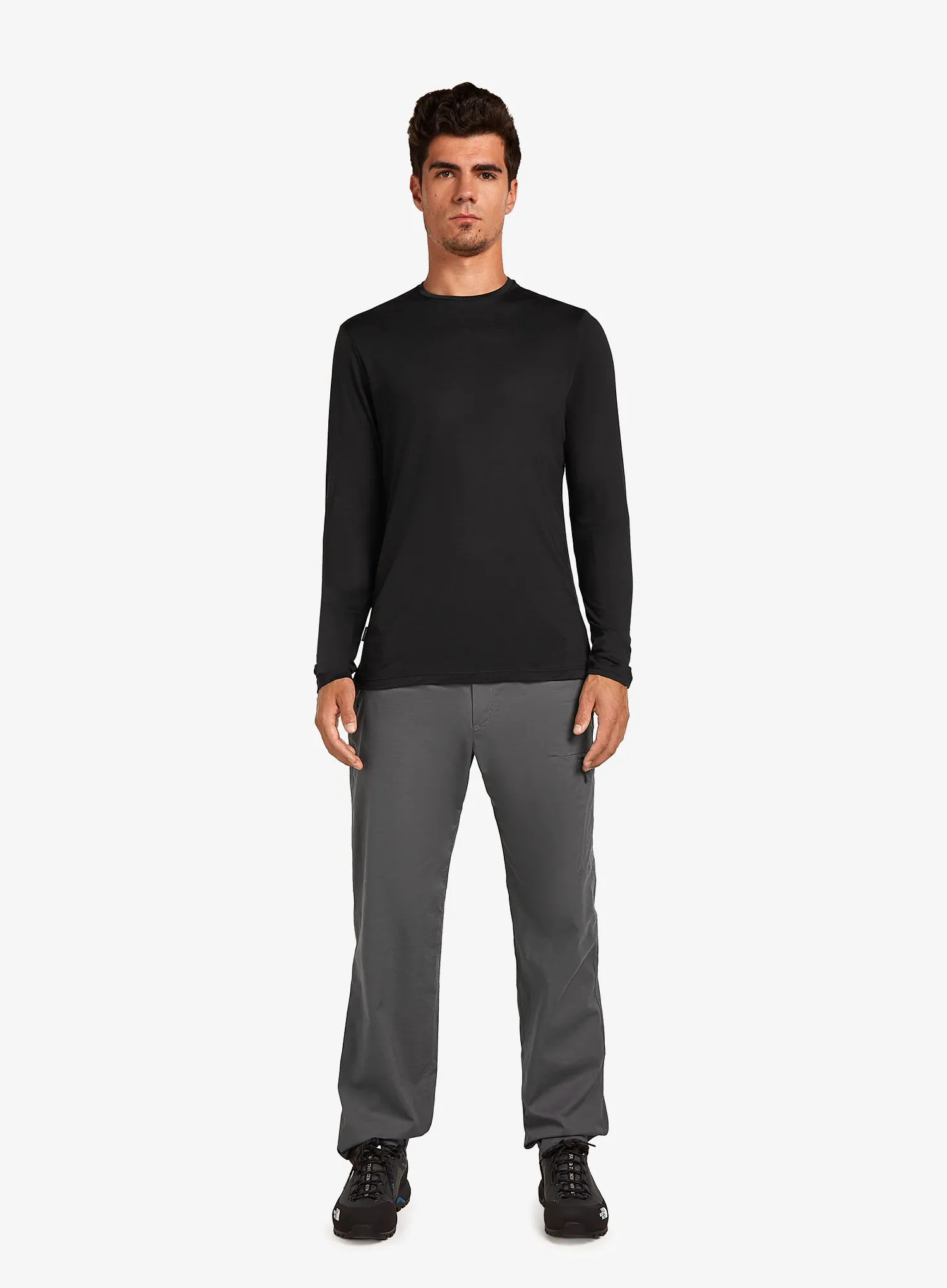 Majica z dolgimi rokavi Icebreaker Merino 125 Cool-Lite Sphere III LS Tee - black