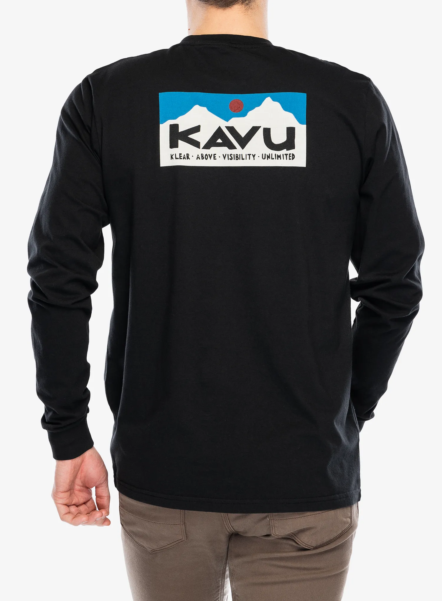 Majica z dolgimi rokavi Kavu LS Etch Art - black