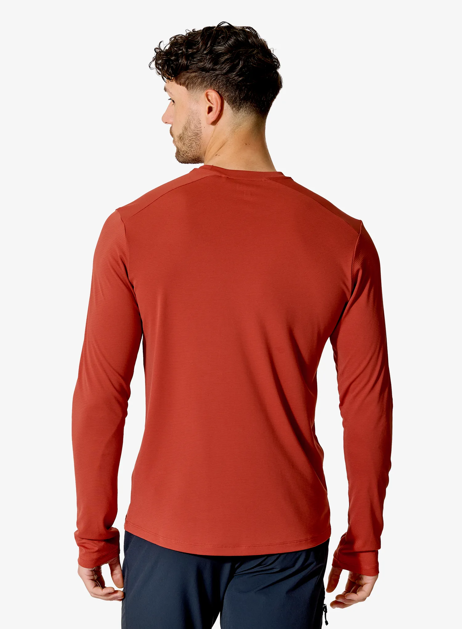 Majica z dolgimi rokavi Rab Force LS Tee - tuscan red