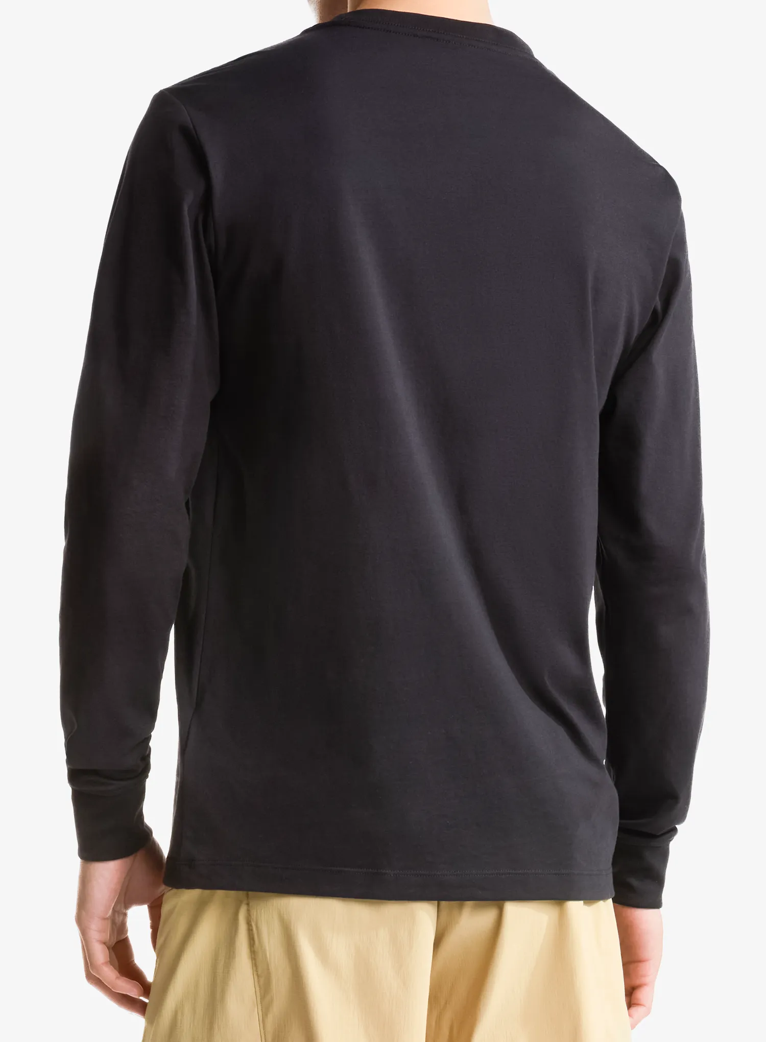 Majica z dolgimi rokavi The North Face Evolution Simple Dome Regular LS - black