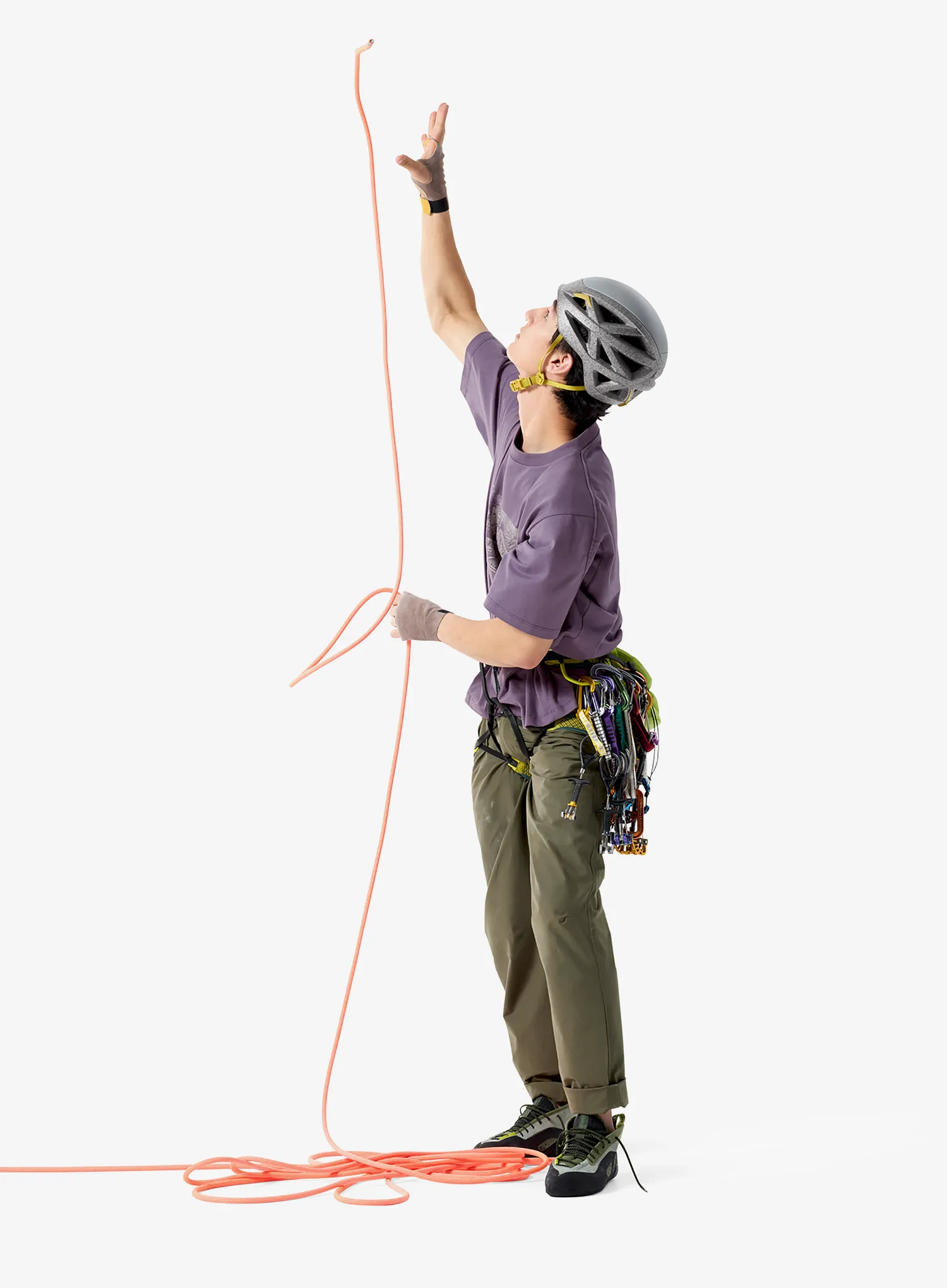 Majica s potiskom Arcteryx Kragg Cotton Lithographica SS - lt moondrop