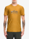 Majica s potiskom CMP Toto T-Shirt Melange Stretch Jersey - curcuma