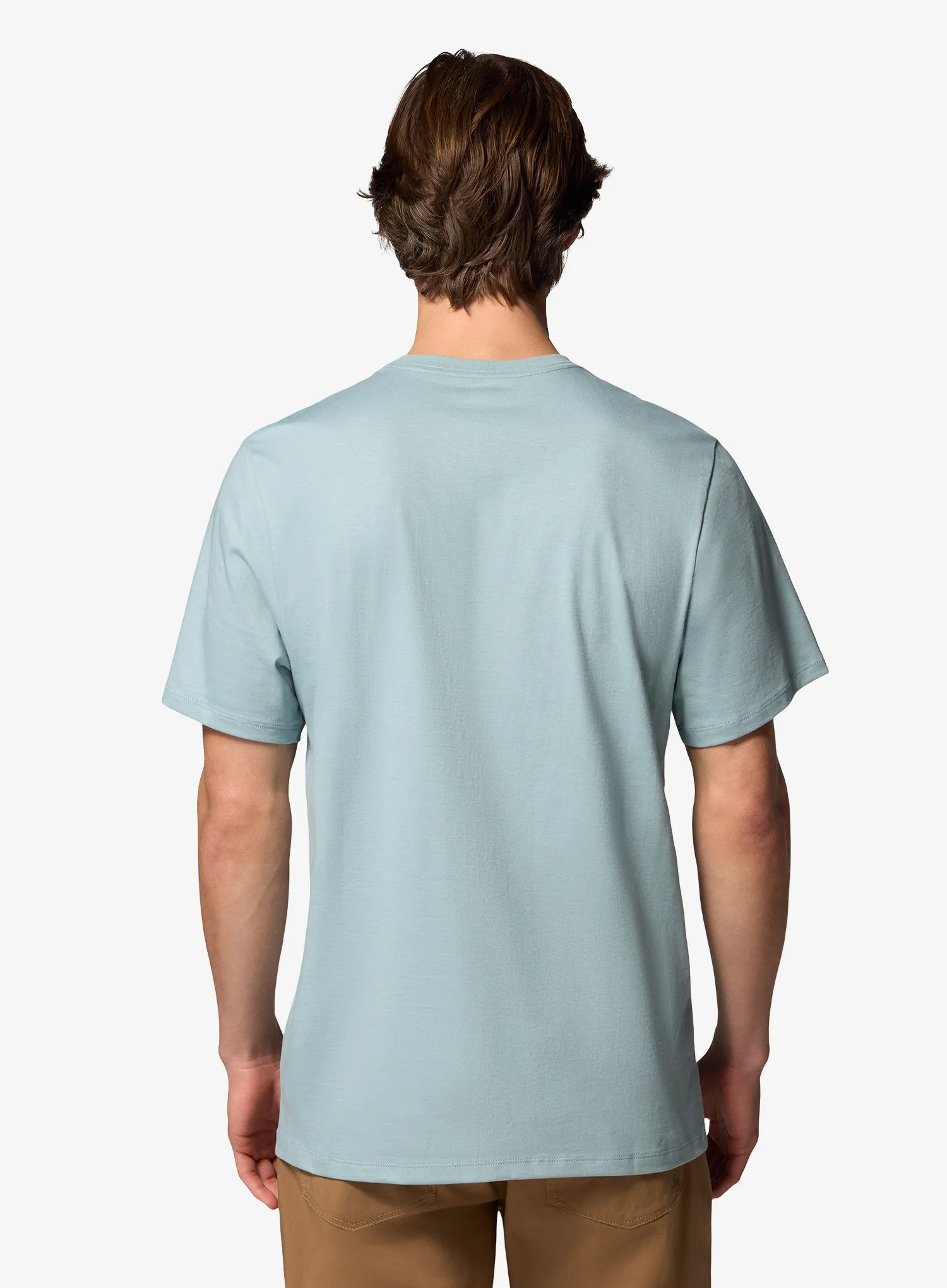 Majica s potiskom Columbia CSC Seasonal Graphic Tee - c.blue/heavenly stacked gem