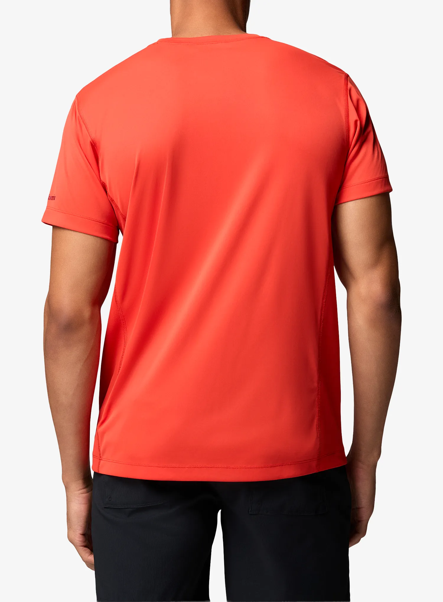 Majica s potiskom Columbia Zero Rules Light S/S Graphic Crew - super sonic/scripted peaks