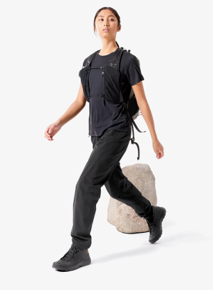 Ženska majica s potiskom Arcteryx Sunna Speed Bird Crew SS - black