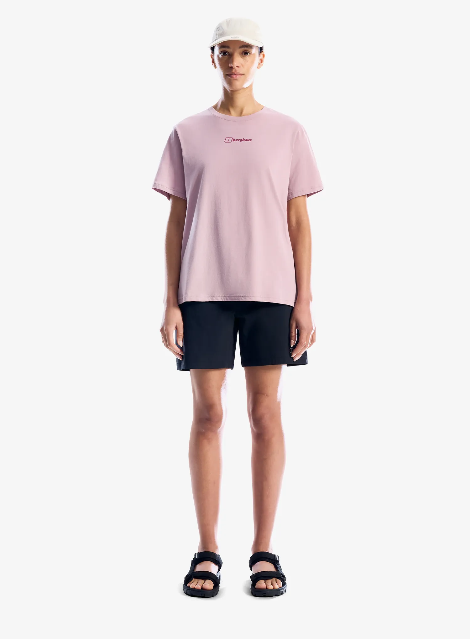 Ženska majica s potiskom Berghaus Cairn Essential Tee Af - alpine haze