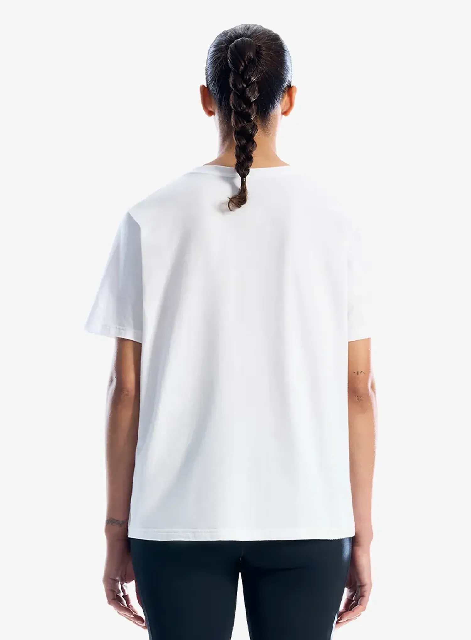 Ženska majica s potiskom Berghaus Sketched Blocks Essential Tee Af - pure white